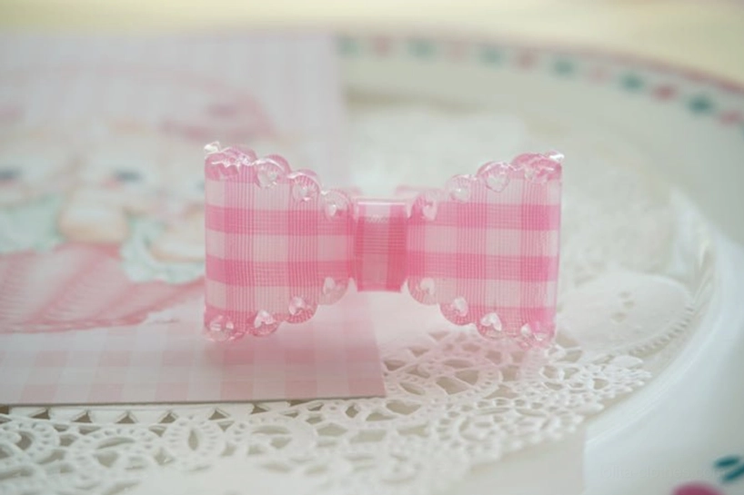 sweet lolita bow ring jewelry care soaking hot water resizing adjustment tip