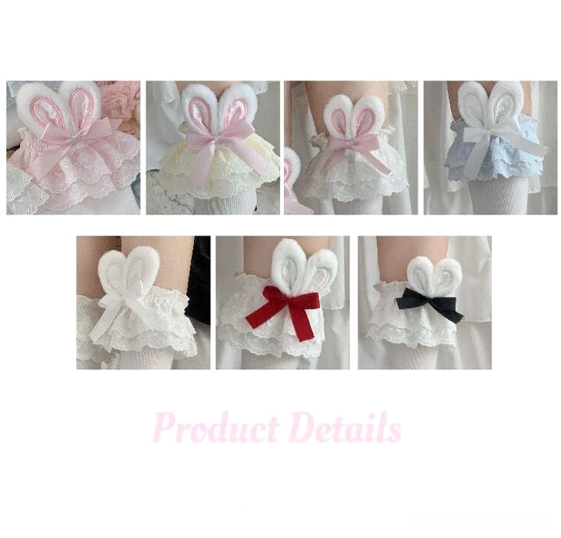 Sweet lolita bunny ear short socks kawaii fashion subculture aesthetic Japanese street style guide