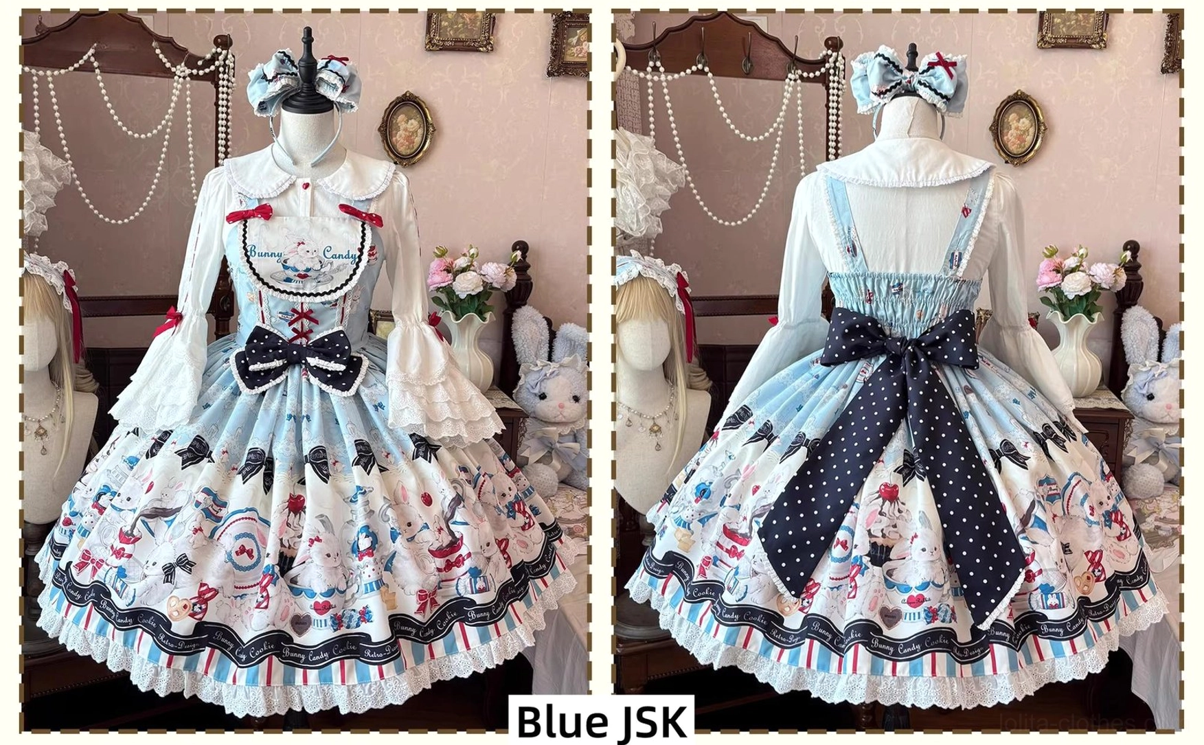 Sweet Lolita dress layering coordinate building JSK with inner blouse styling tips