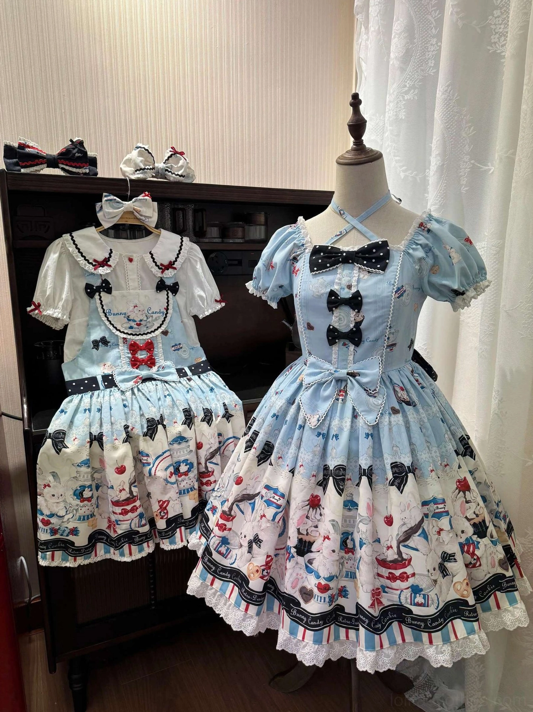 Sweet Lolita dress material polyester cotton blend durable lasting quality construction