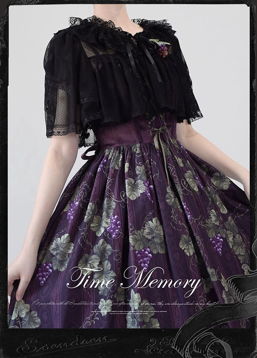 Sweet lolita heart-shaped lace short sleeve cardigan with ruffled collar flutter sleeves sizing chart display
