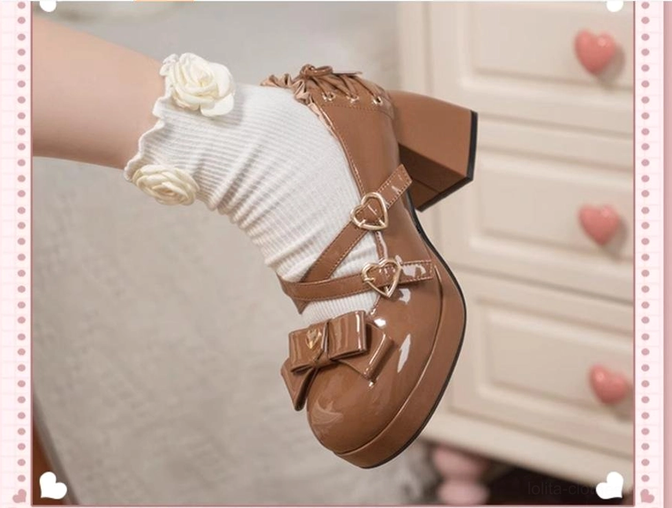 sweet-lolita-high-heel-shoes-comfort-fit-testing-wearing-demonstration