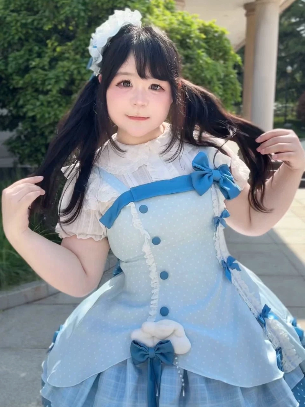 Lolita JSK dress set product overview showing all included components in one comprehensive image, complete coordinate visualization for buyer reference and selection