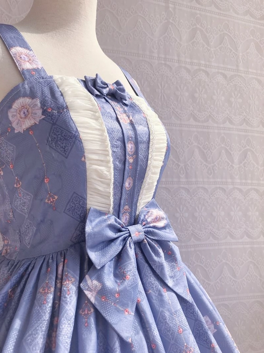 Sweet lolita JSK dress care instructions washing and maintenance guide for Jacquard fabric proper storage and longevity tips