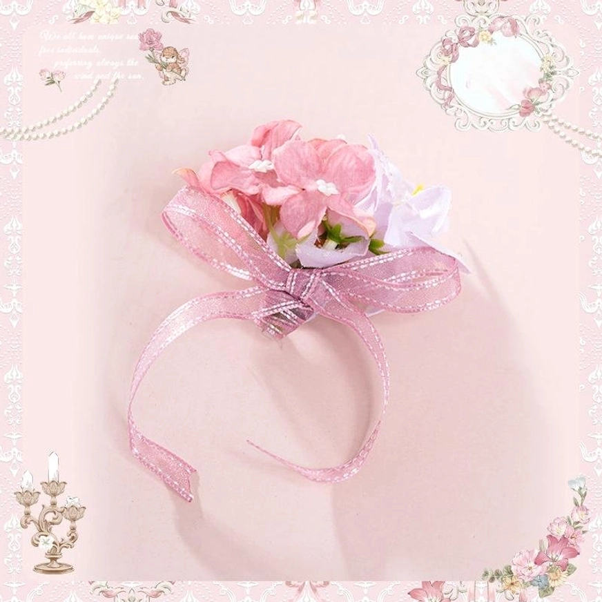 Sweet lolita JSK dress floral brooch accessory detail delicate brooch only option separate purchase