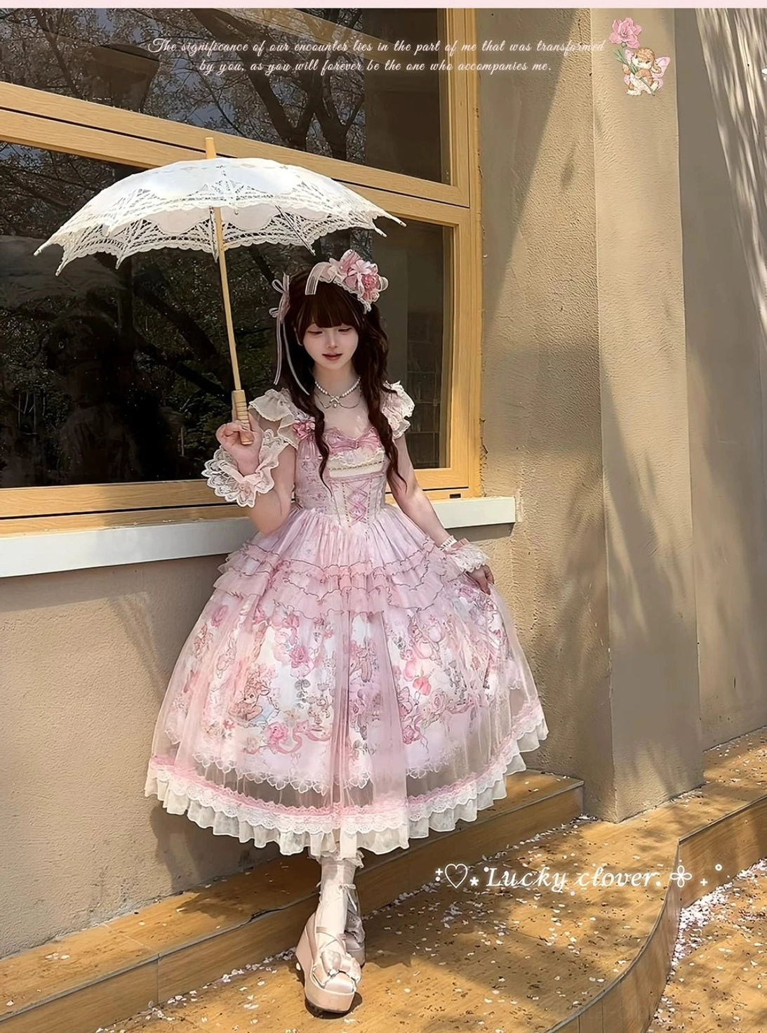 Sweet woodland deer lolita JSK jumper skirt product summary key features figure tolerance aesthetic design