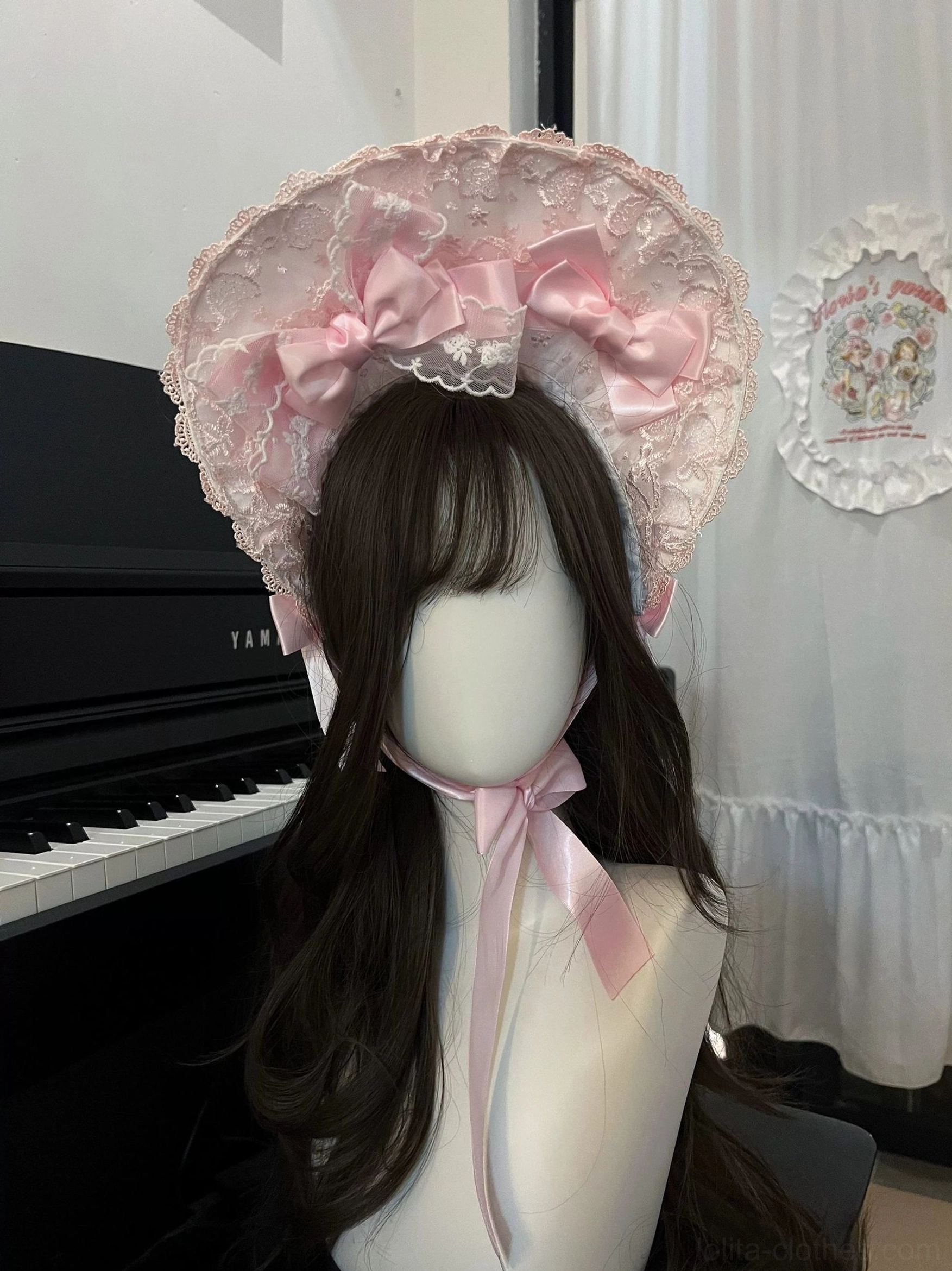 Sweet Lolita JSK dress final product overview shot displaying complete design elements and overall aesthetic presentation