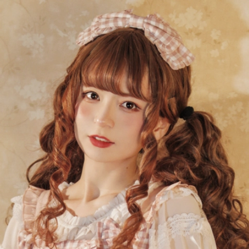 Sweet lolita KC headband bow design lace decoration detail shot