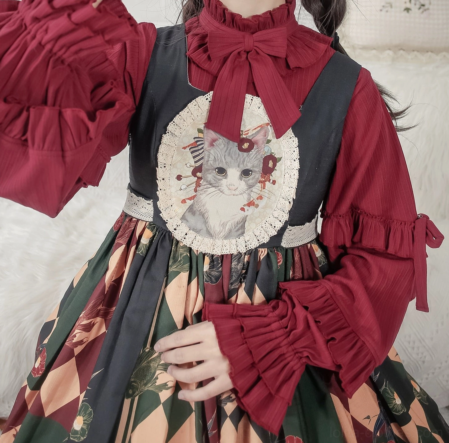 Sweet lolita knit blouse aesthetic design philosophy inspired first snow winter fashion vision