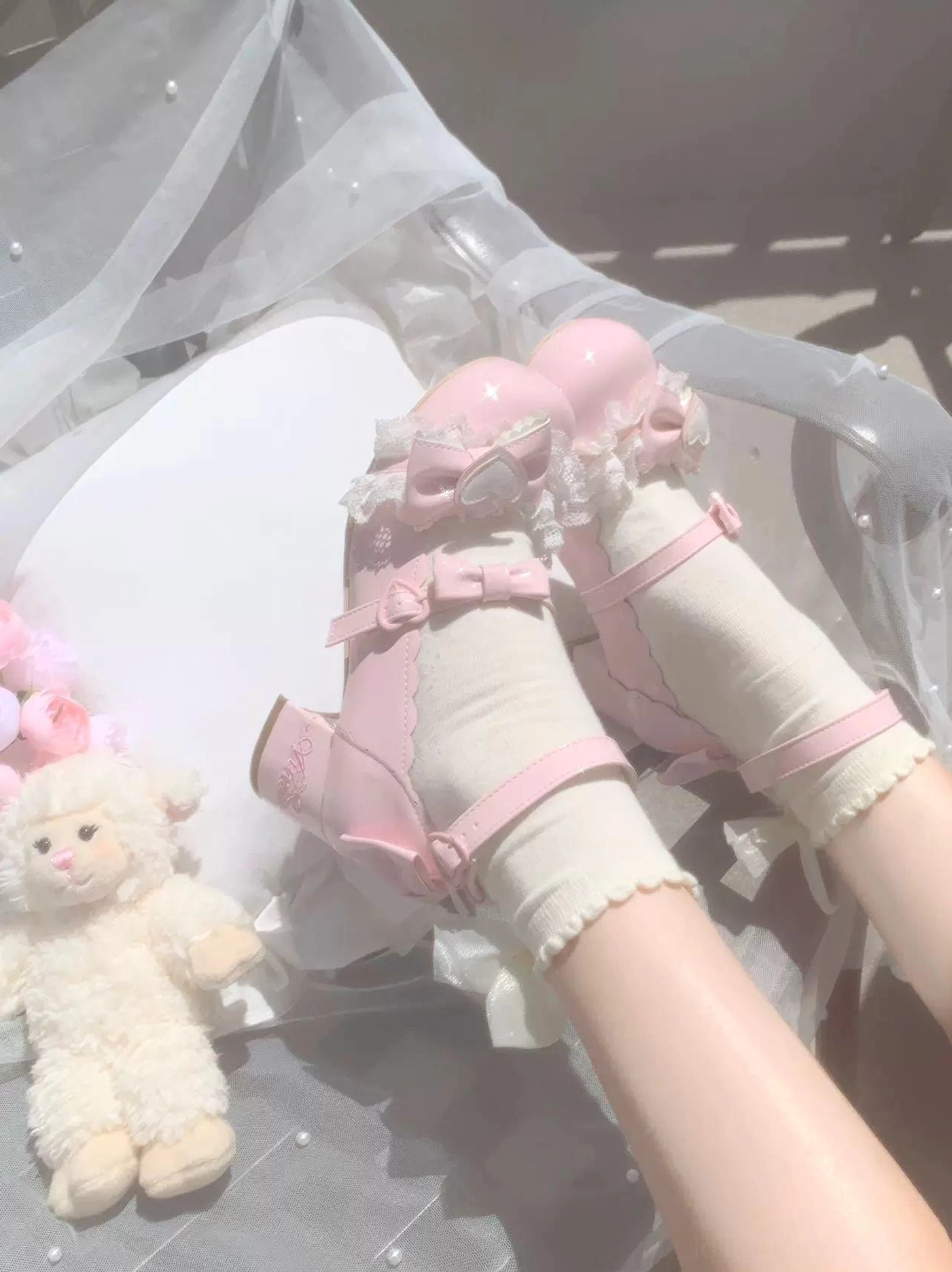 Sweet lolita mary jane heels stable comfortable elevation practical all-day wear elegant proportions lolita styling
