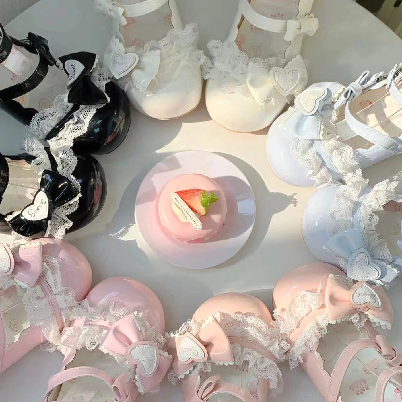 Sweet lolita mary jane heels vintage charm nostalgic aesthetic innocence femininity core lolita fashion principles