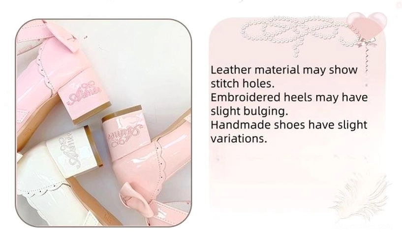 Sweet lolita mary jane heels wearable art handmade artisan craftsmanship individual pairs collection addition