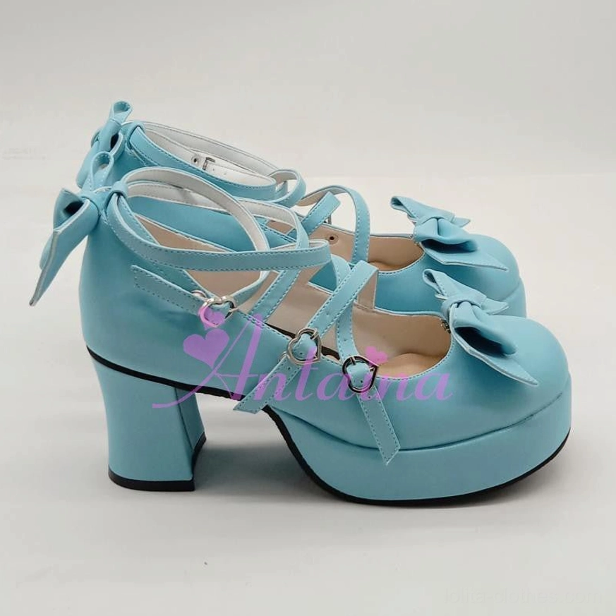 Sweet Lolita Mary Jane platform shoe care and maintenance guide showing cleaning and storage recommendations for long-lasting wearability