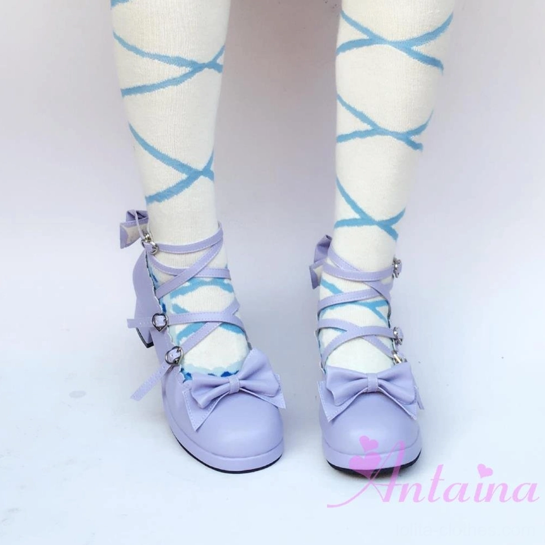 Sweet Lolita Mary Jane platform shoe size comparison showing range from petite to larger sizes demonstrating inclusive sizing customization