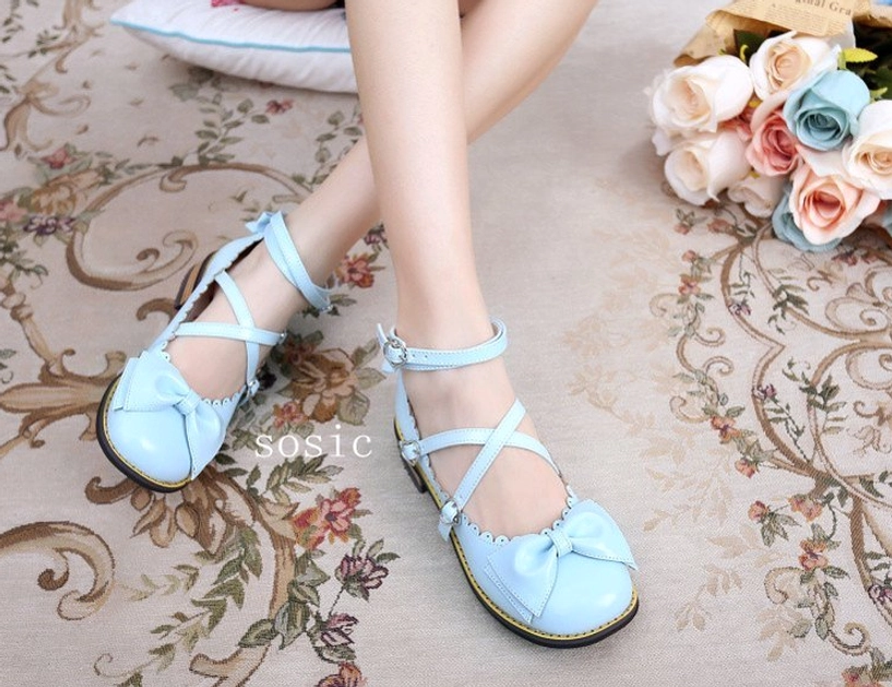 Sweet Lolita Mary Jane shoes light purple lavender color option magical whimsical theme spring coordinate