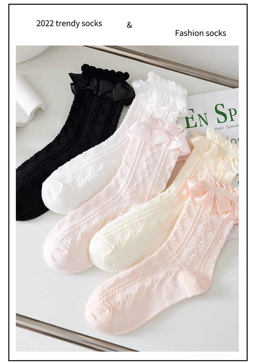 Sweet Lolita mid-calf socks care and maintenance instructions washing delicate cycle air drying preservation storage recommendations