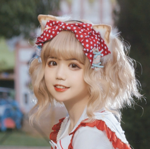 Sweet lolita multicolor KC headband fashion photography showcase