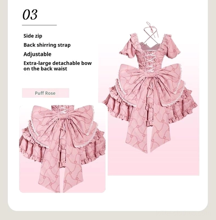 Lolita OP dress care maintenance instructions polyester jacquard hand wash storage tips preservation guide