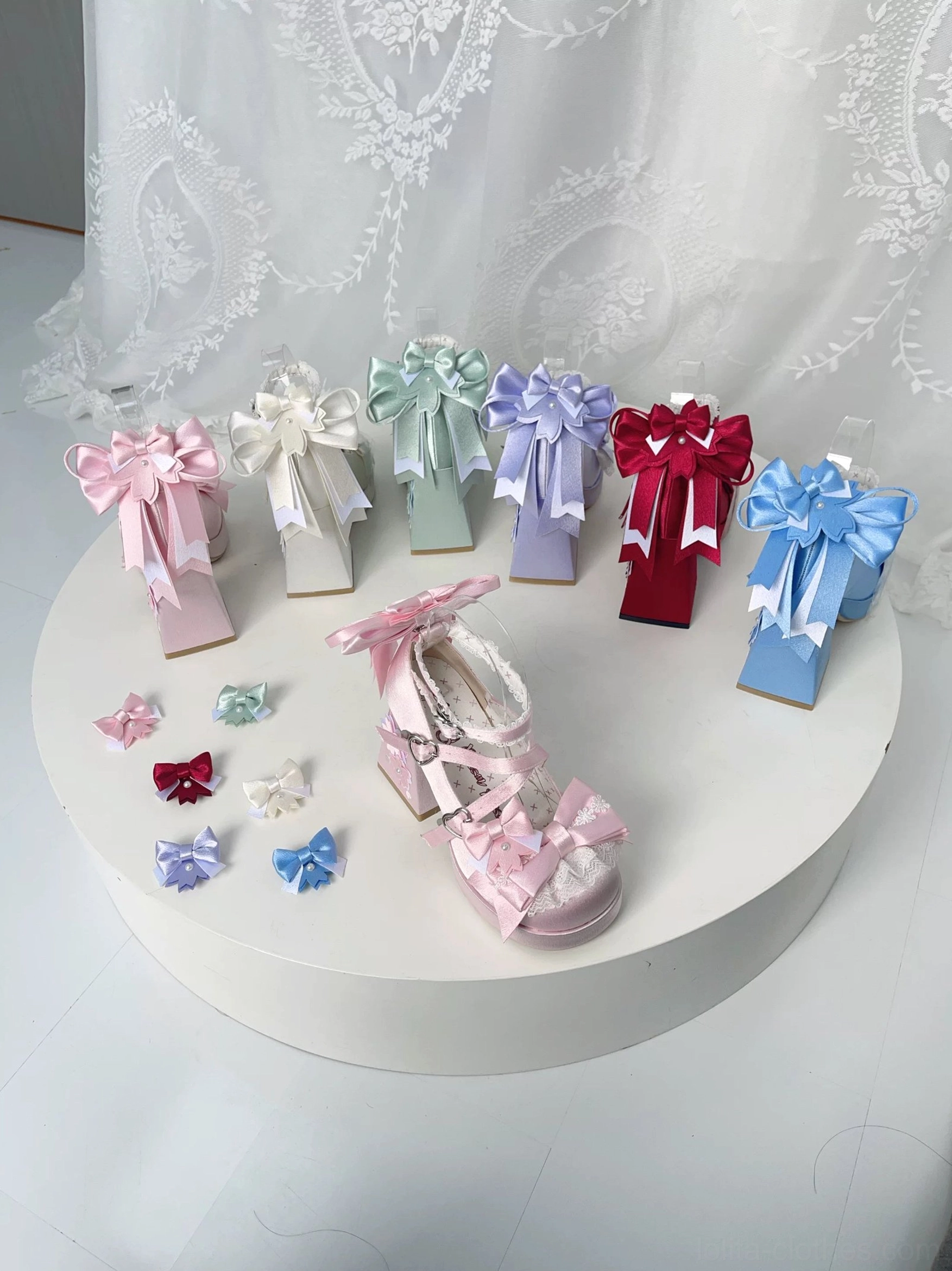 Sweet lolita platform heel shoes convention and event ready look showcasing heels styled for lolita meetups anime conventions and social occasions