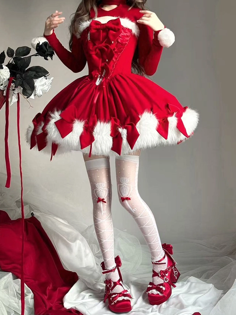 Sweet lolita platform heel shoes sole view and construction displaying durable rubber outsole foam latex insole and heel structure