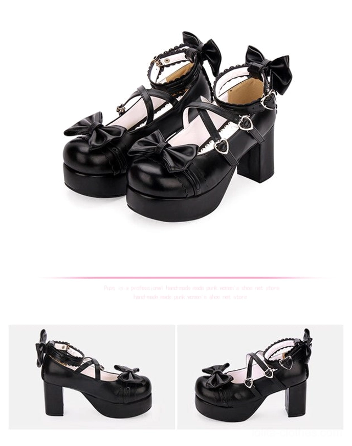 Sweet lolita platform heels shoes plus size inclusive range 33-47 all sizes available comfortable fit