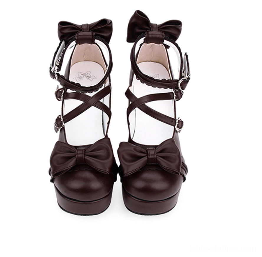 Sweet lolita platform heels shoes styling guide outfit coordination suggestions lolita fashion pairing tips
