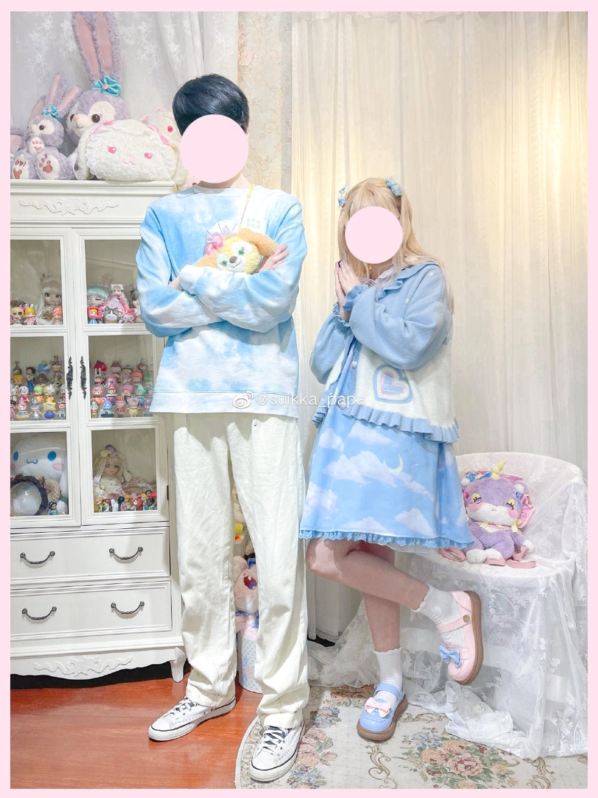 Sweet Lolita puff sleeve cardigan coat artisan production handcrafted elements display