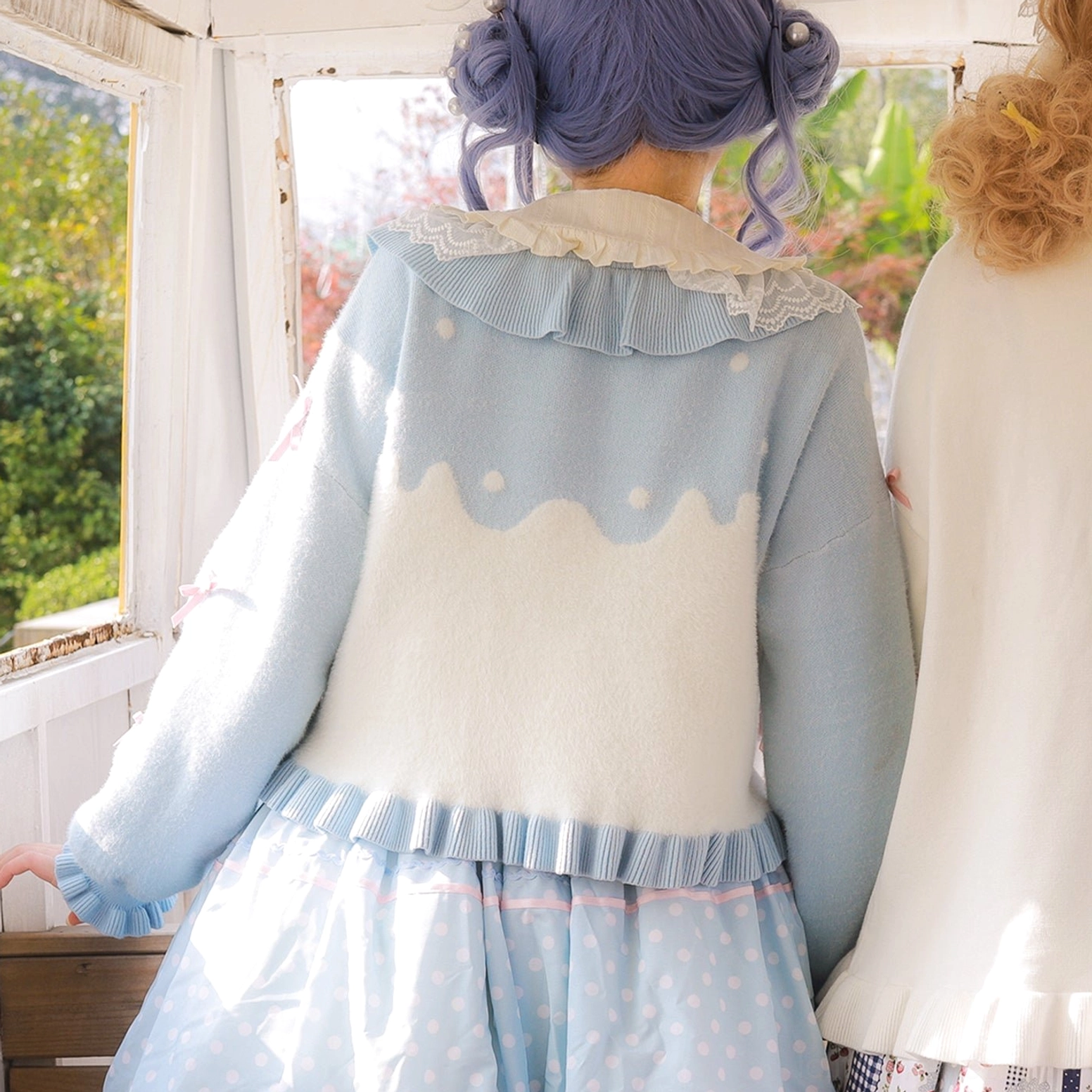 Sweet Lolita puff sleeve cardigan coat artist collaboration designer interview profile