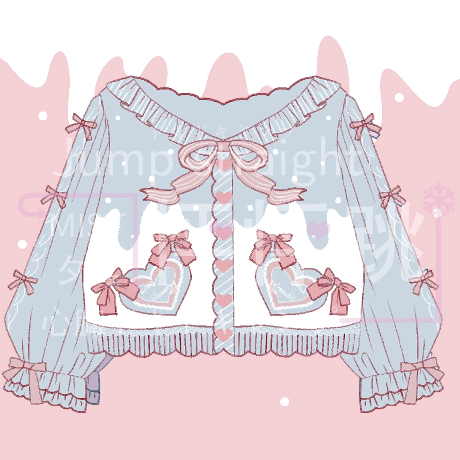 Sweet Lolita puff sleeve cardigan coat fair trade certification labor practice transparency