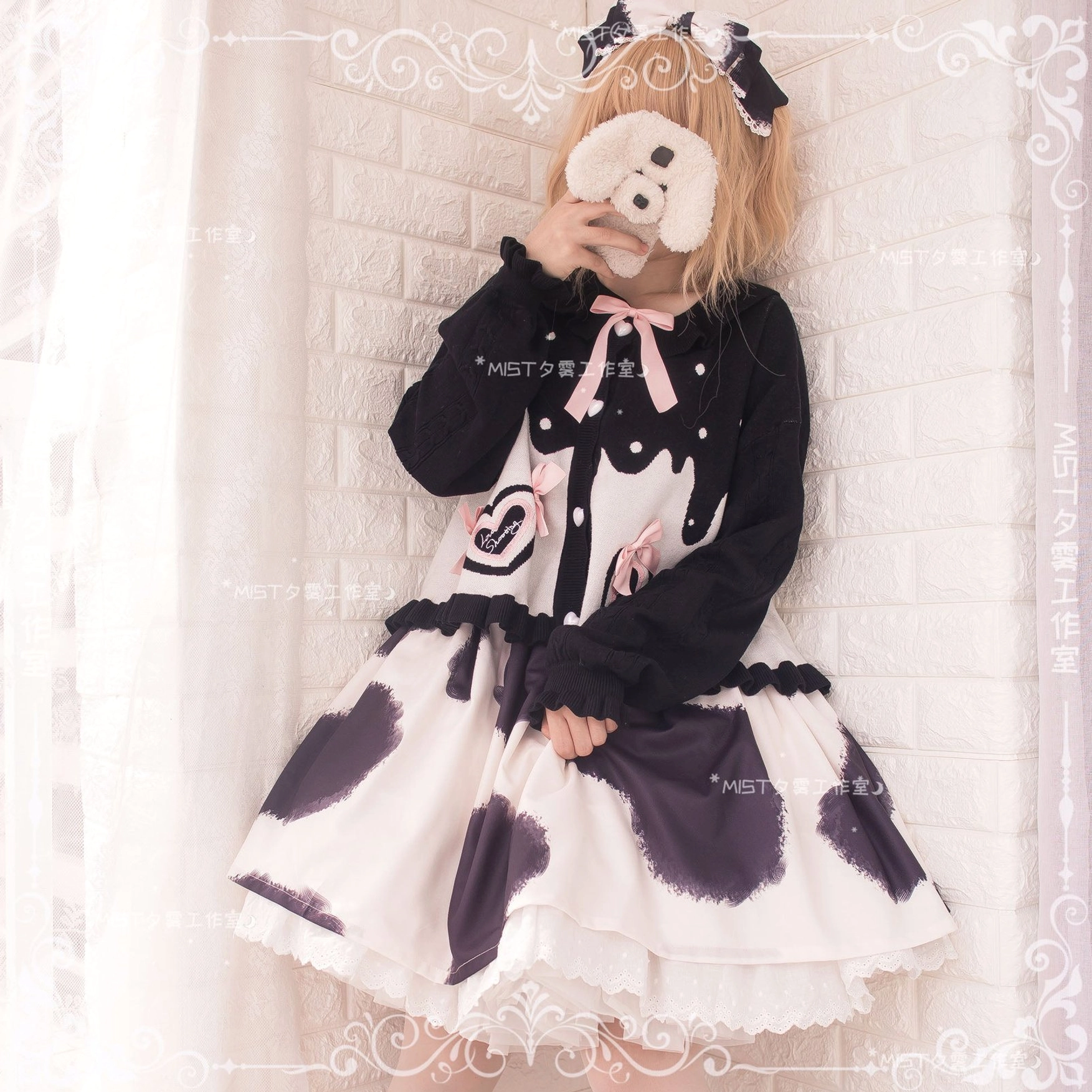 Sweet Lolita puff sleeve cardigan coat historical inspiration Victorian Lolita aesthetic