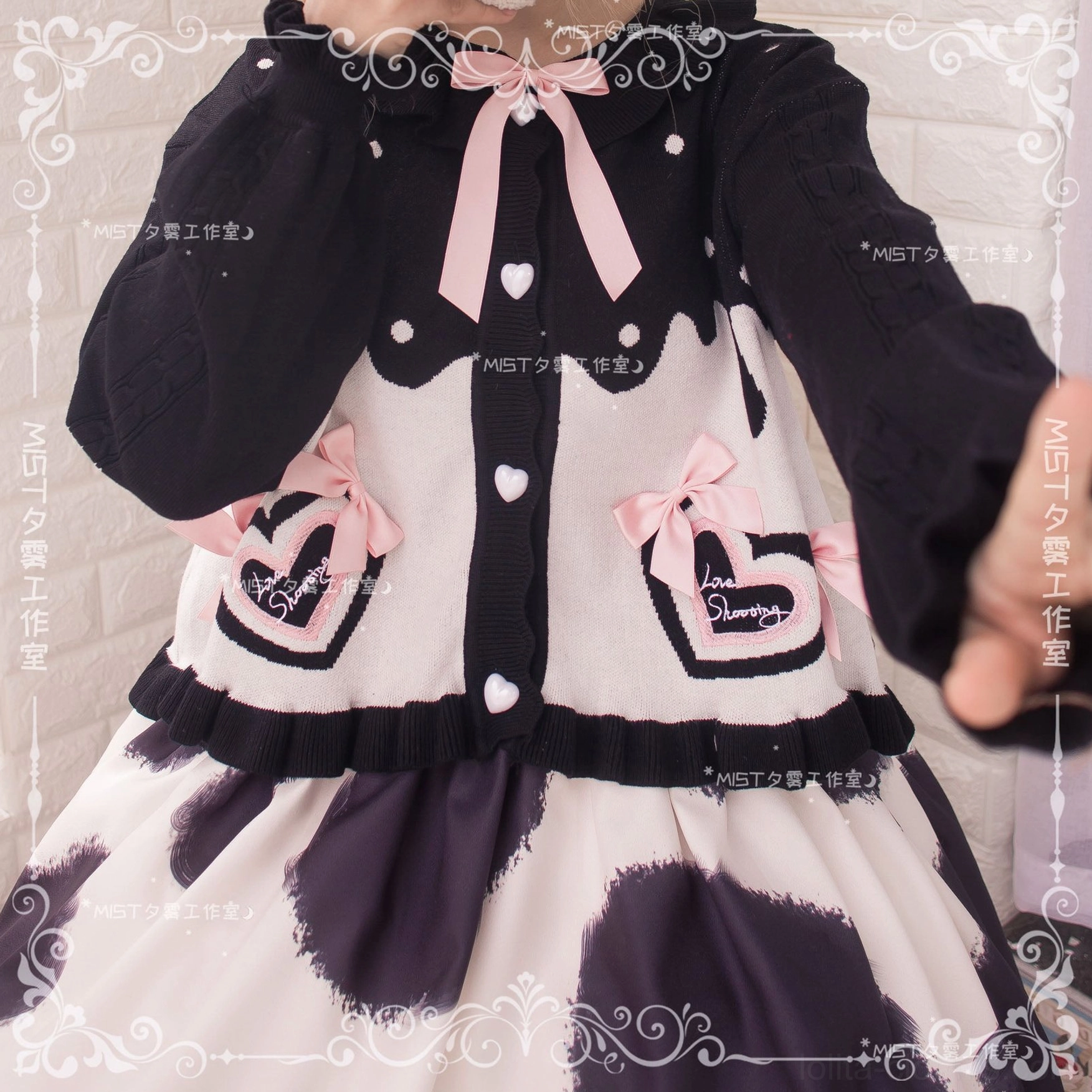 Sweet Lolita puff sleeve cardigan coat Lolita subculture community wear inspiration