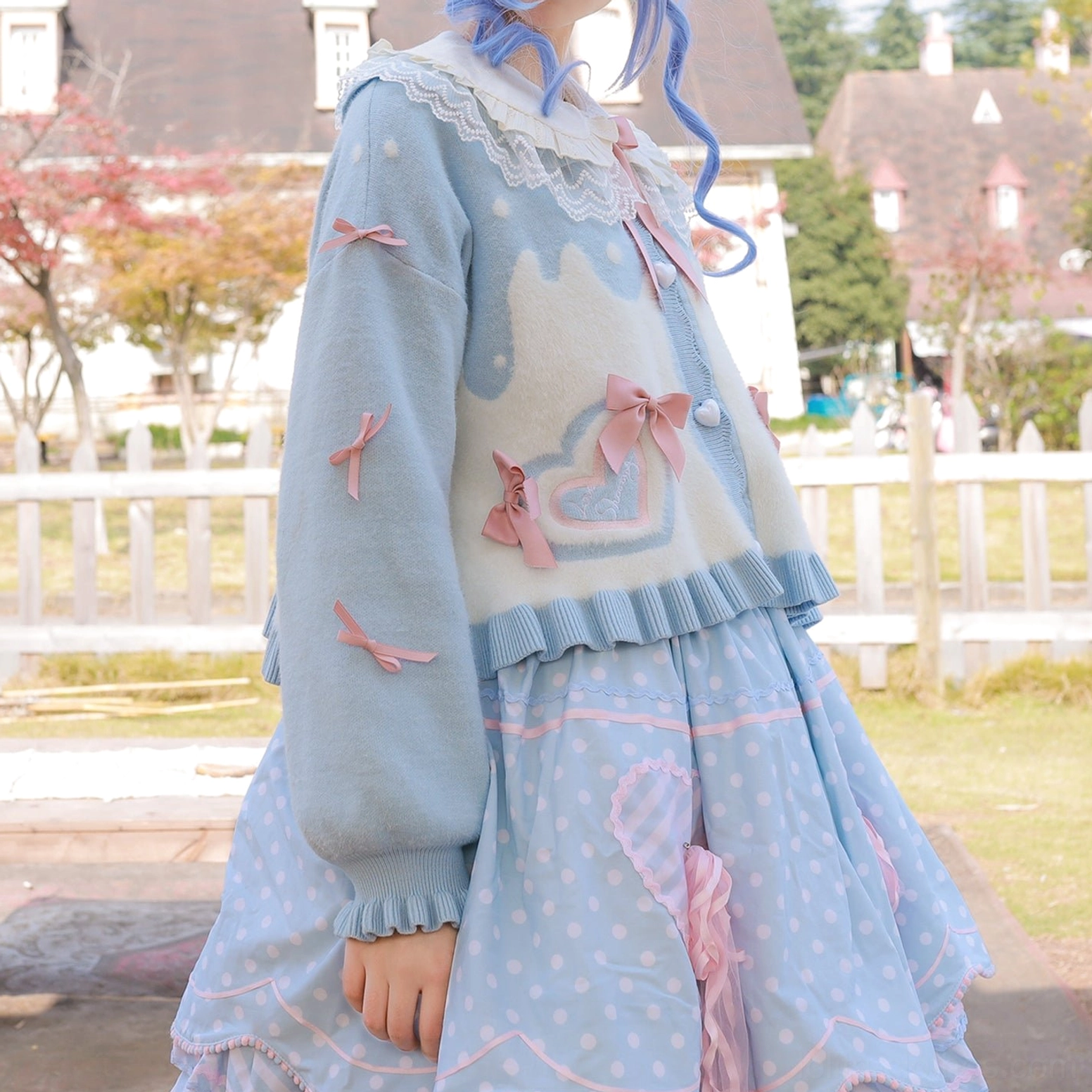Sweet Lolita puff sleeve cardigan coat trending Lolita fashion community picks favorite