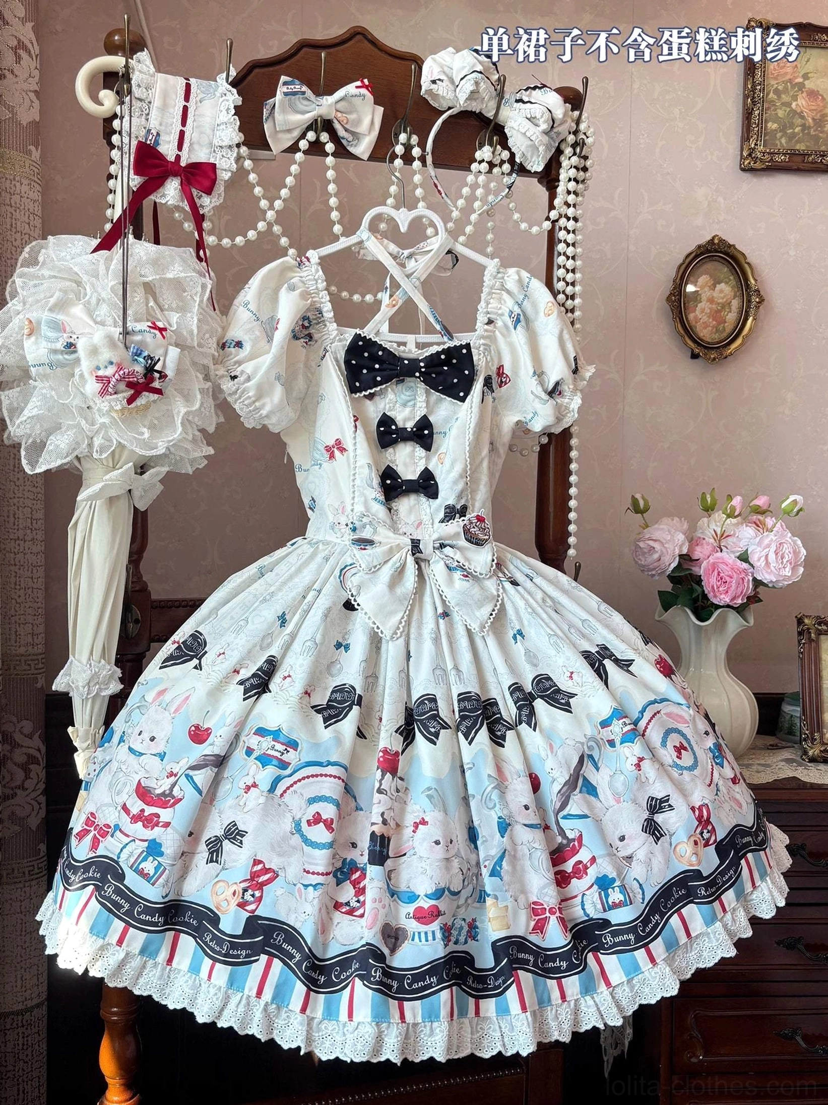 Sweet Lolita Salopette dress structured silhouette fashion-forward coordinate options styling