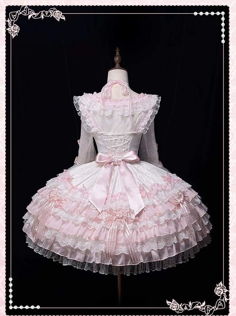 Sweet lolita wedding JSK dress 1990s lolita subculture emergence Japanese aesthetic
