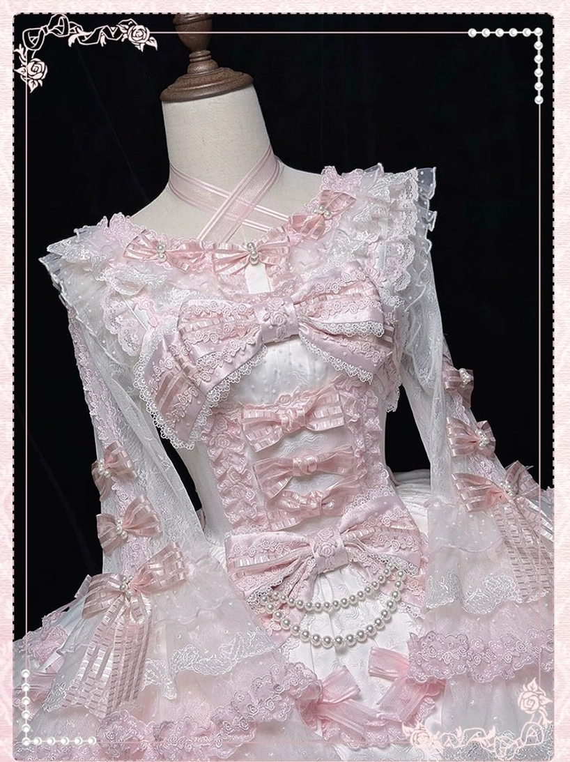 Sweet lolita wedding JSK dress amakute cute lolita aesthetic style classification