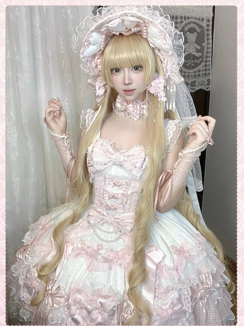 Sweet lolita wedding JSK dress anniversary celebration renewal of vows special occasion