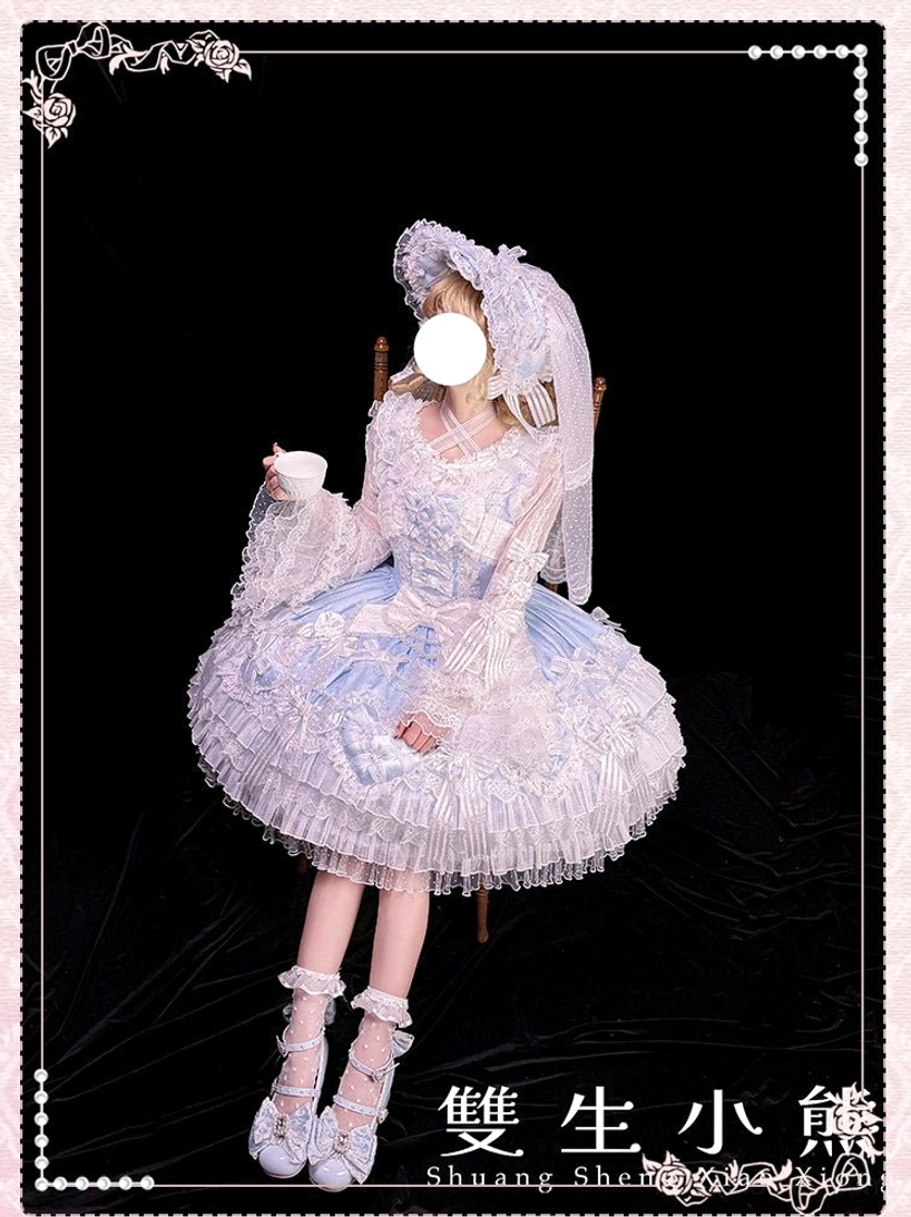 Sweet lolita wedding JSK dress bodice structure support engineering fitted construction