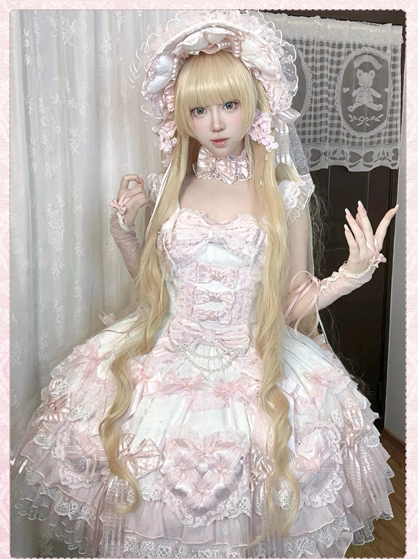 Sweet lolita wedding JSK dress bridal tea party occasion formal event styling