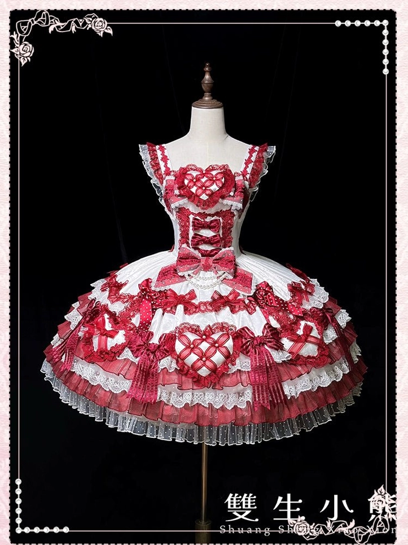 Sweet lolita wedding JSK dress comfort all-day wearability padded support