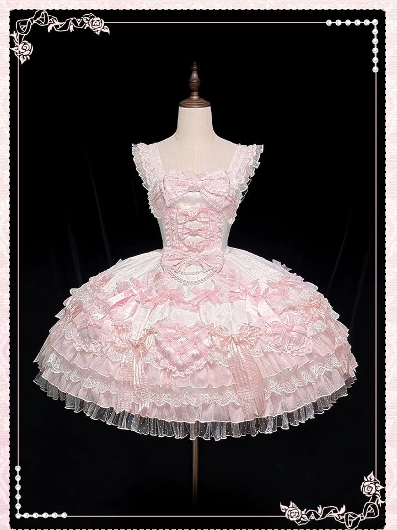 Sweet lolita wedding JSK dress comparison sizing options fit preferences guide