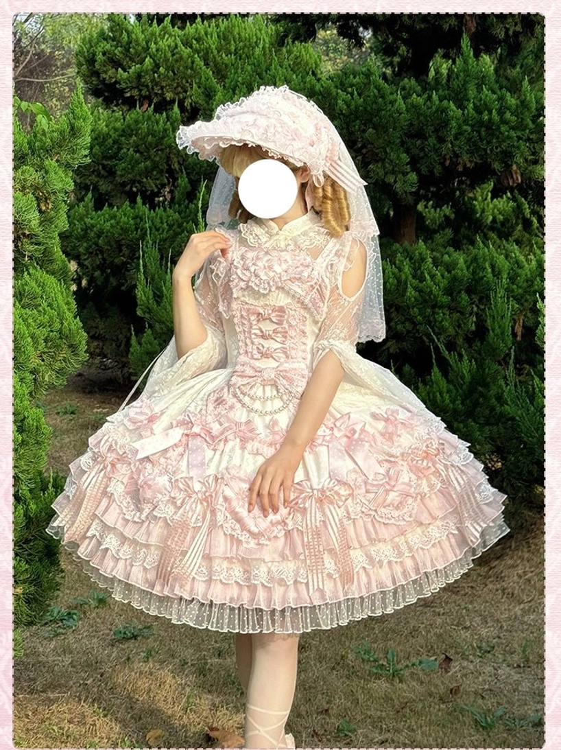 Sweet lolita wedding JSK dress costume cultural event mainstream recognition fashion