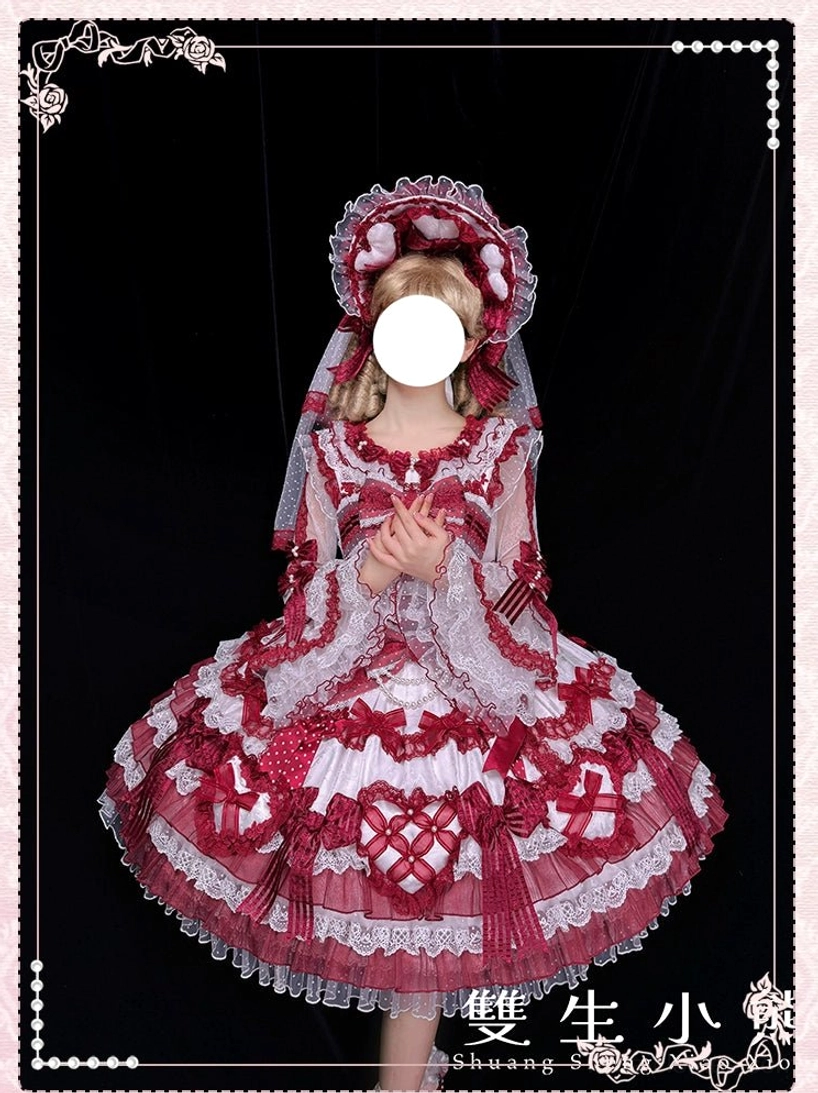 Sweet lolita wedding JSK dress detachable waist tie optional styling element romantic aesthetic
