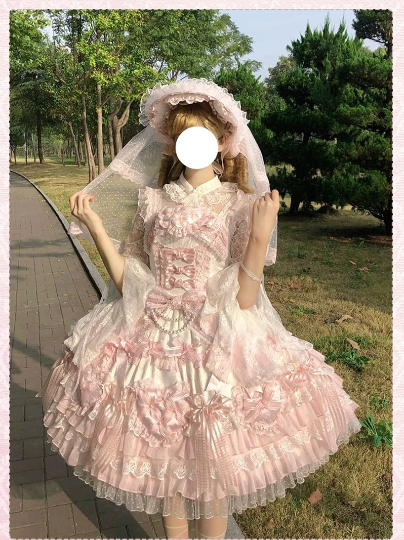 Sweet lolita wedding JSK dress fairy tale storybook inspiration playful spirit whimsical
