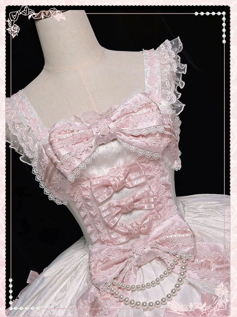 Sweet lolita wedding JSK dress femininity expression artistic creative statement