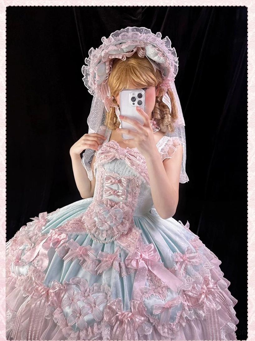 Sweet lolita wedding JSK dress garment bag packing travel protection breathable storage