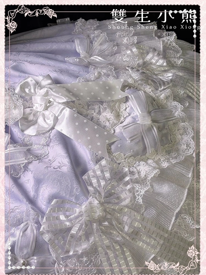 Sweet lolita wedding JSK dress unboxing experience packaging presentation first impression