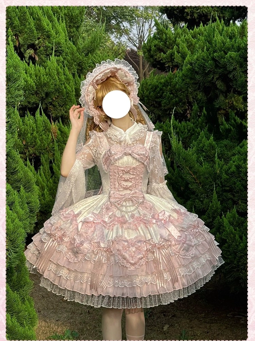 Sweet lolita wedding JSK dress victorian inspiration historical aesthetic feminine art