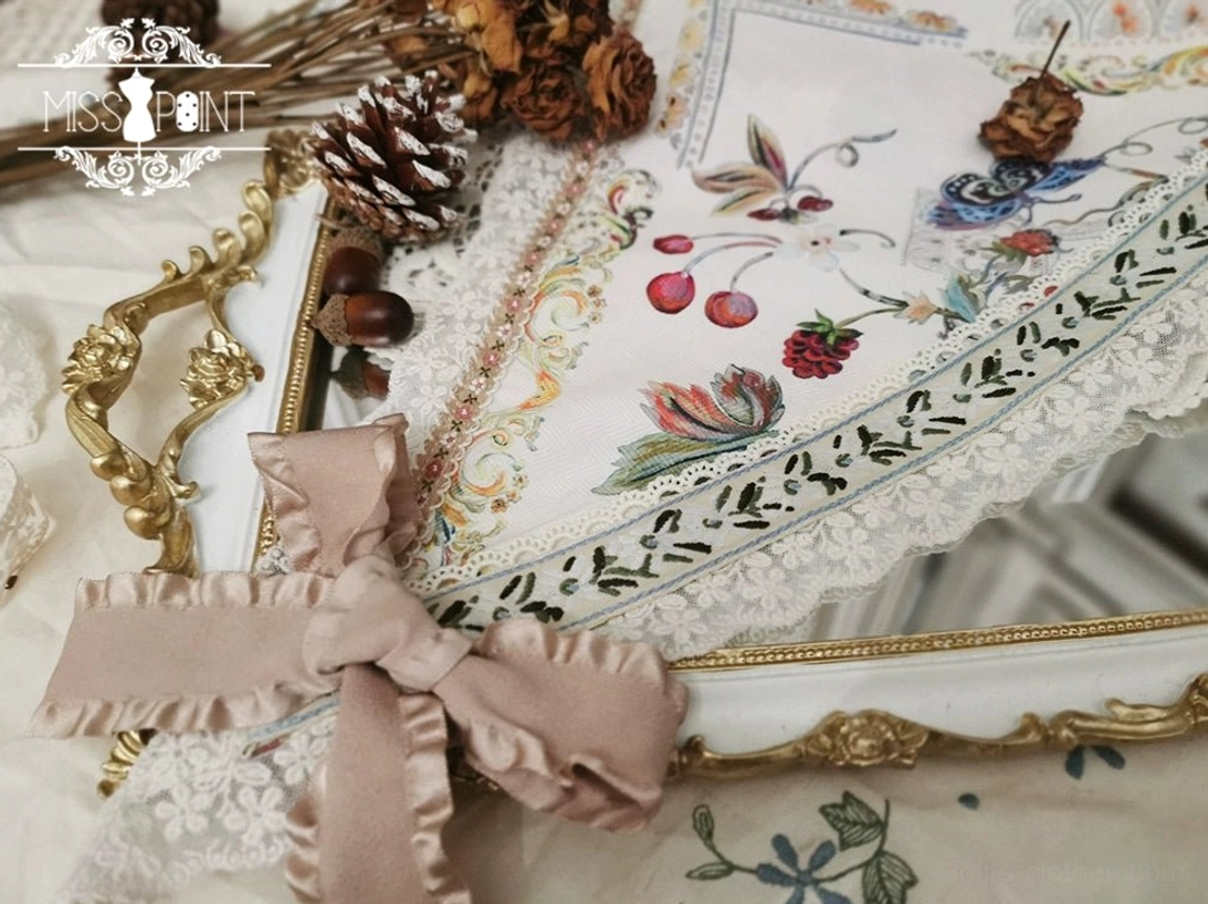 Triangle headscarf country lolita multiple print variations random shipment design diversity