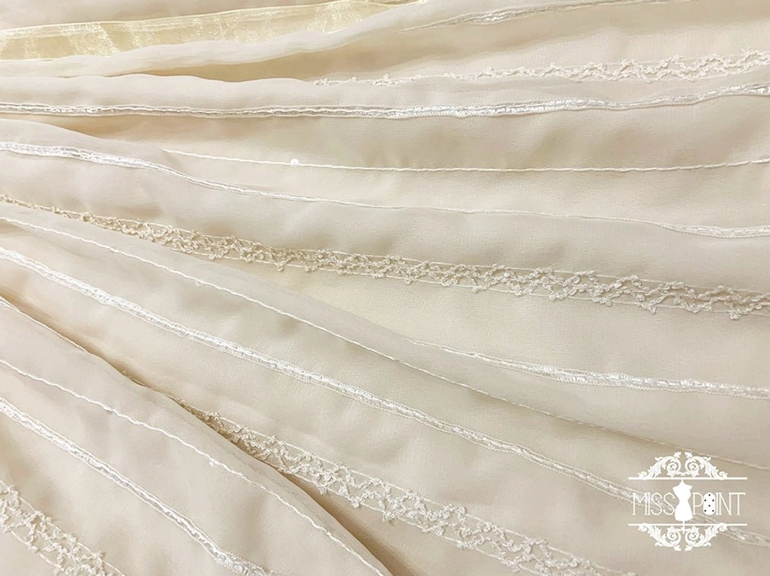 Tulip classic lolita short sleeve dress detail photography embroidery showcase chest ornament intricate work textile artistry beauty