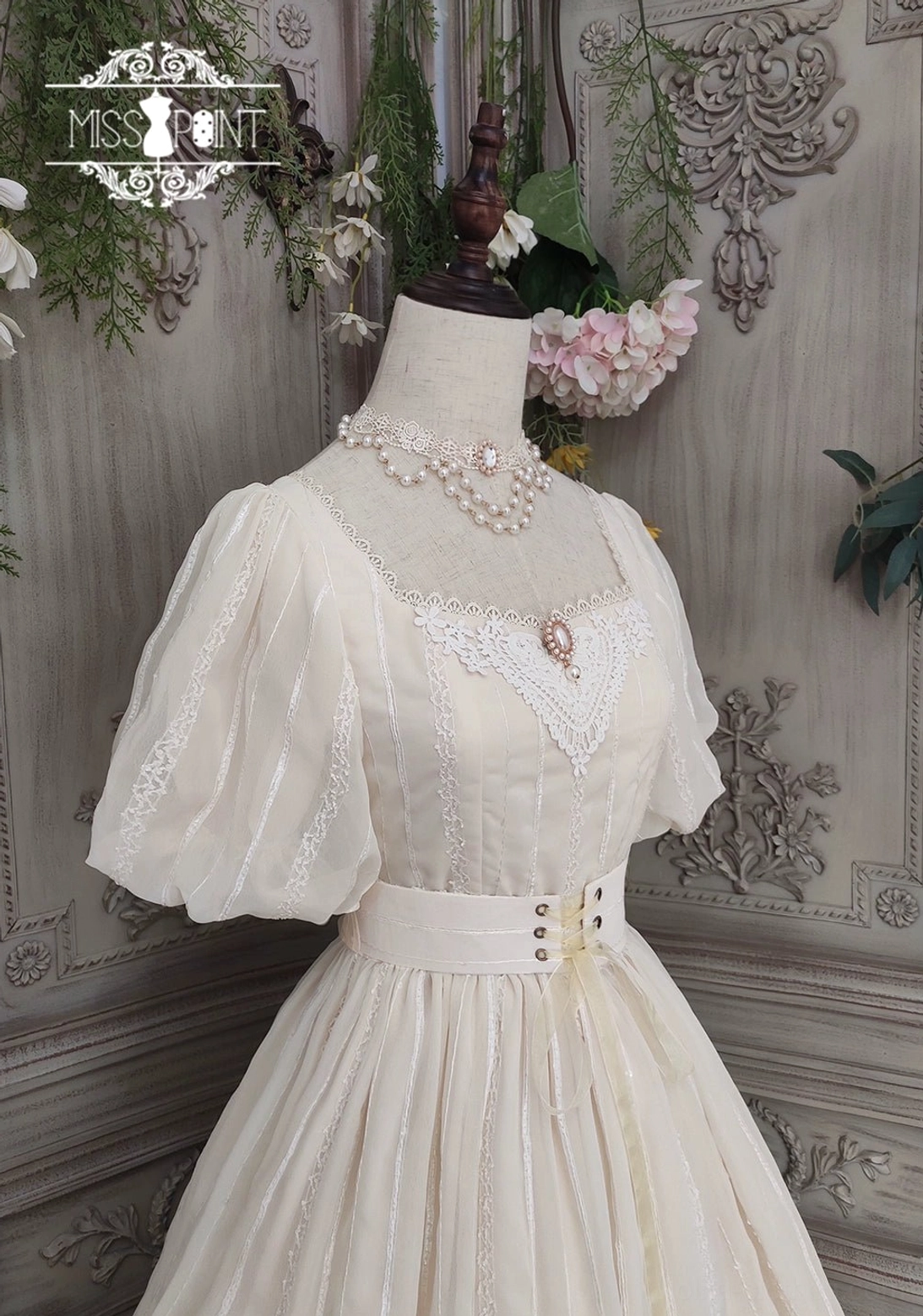 Tulip classic lolita short sleeve dress wine red standing view burgundy shade elegant color choice formal occasion appropriate